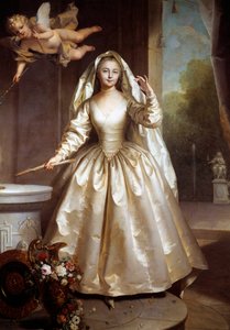 صورة كاملة الطول لماري فرانسواز بيردريجون ، مدام باوتشر (1716-1734) في رسم فيستال لجين رو (1677-1734) 1733 صن. 2.61x1.97 م ديجون ، متحف الفنون الجميلة