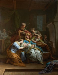 الفرنسية: La Nativité de la Vierge بواسطة جان ريستوت