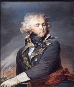 صورة للجنرال جان بابتيست كليبر (1753-1800) ، بقلم غيران ، جان أوربان (1760-1836). ألوان مائية على الرق ، ج. 1790. الأبعاد: 24x20 سم. المتحف الوطني ستوكهولم