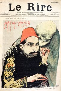 كاريكاتير لعبد الحميد الثاني (1842-1918) من "لاريري" ، 29 مايو 1897