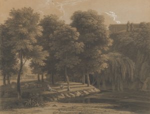 منظر طبيعي مع راعي ، 1803. بواسطة جان فيكتور بيرتين