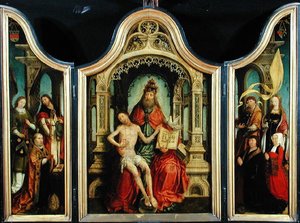 ثلاثي الثالوث ، 1513-18 بواسطة جان الأكبر Bellegambe