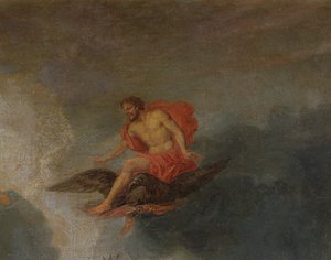 زيوس ، التفاصيل من غروف فرساي ، 1688-93 بواسطة جان الأصغر كوتيل