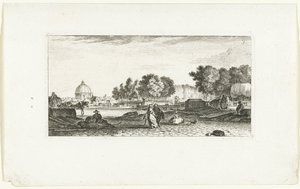منظر لـ Dôme des Invalides في باريس Vues de Paris (عنوان المسلسل) مشاهد من باريس (عنوان المسلسل) بواسطة ويدوي فرانسوا شيرو (ربما)