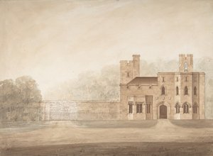 تصميم نزل Bishopsgate ، في قلعة وندسور ، بيركشاير ، كاليفورنيا. 1820-30.