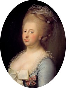 صورة لكارولين ماتيلدا من بريطانيا العظمى 1751-1775 ، ملكة الدنمارك ، 1771.