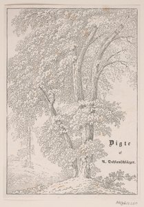 رسم توضيحي لقصائد Oehlenschläger في "Gæa" بواسطة جي إف كليمنس