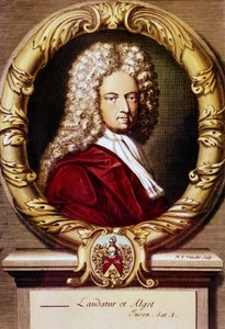 Portrait of Daniel Defoe (colour litho) بواسطة ارميا (بعد) تافيرنر