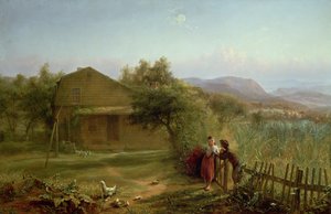 المغازلة ، 1875 بواسطة جيروم طومسون