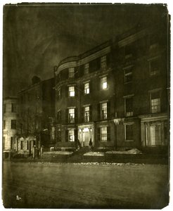 Beacon St ، بوسطن ، ماساتشوستس ، الولايات المتحدة الأمريكية ، حوالي 1902-10 (صورة فضية من الجيلاتين) بواسطة جيسي تاربوكس بيلز