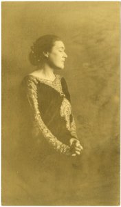 فاني هيرست ، 1909-20 (صورة فضية جيلاتينية) بواسطة جيسي تاربوكس بيلز