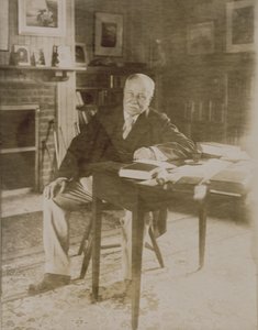 صورة ويليام دين هاولز (1837-1920) 1918-20 بواسطة جيسي تاربوكس بيلز