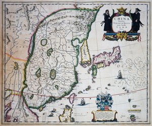 خريطة الصين ، بقلم جوان بلاو (1596-1673) بواسطة جوان بلاو