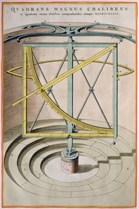 صفحة Quadrans Magnus Chalibeus من أطلس ميجور ، 1662 بواسطة جوان بلاو