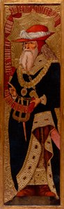 أبراهام - رسم جوان جاسكو (نشط 1500-1529) - ج. 1500 - تمبرا على لوحة - 233.5 × 66.1 - متحف كاتالونيا الوطني للفنون ، برشلونة بواسطة جوان جاسكو