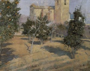 حديقة الكاهن بواسطة Joaquim Mir i Trinxet