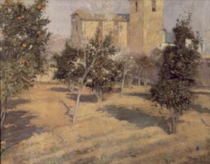 حديقة الكاهن بواسطة Joaquin Mir Trinxet