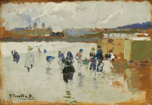 شاطئ لا كونشا ، سان سيباستيان ، 1906 بواسطة خواكين سورولا