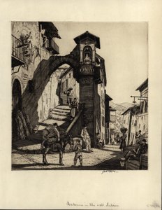 مادونا في الحائط ، سوبياكو ، 1929 (نقش جاف)