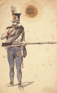 جندي خاص من المشاة المجرية ، 1835-1849