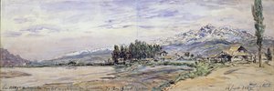 الثلوج على الجبال في غرونوبل ، 12 و 13 سبتمبر 1882 (الغواش) بواسطة يوهان بارثولد جونغكيند