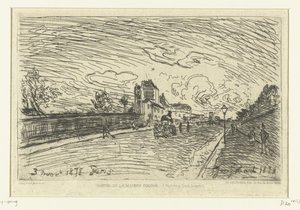 مخرج مستشفى كوشين (فوبورج سان جاك ، باريس) Sortie de la Maison Cochin (Faubourg Saint-Jacques) (العنوان على الكائن)