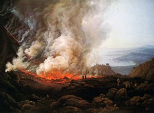 ثوران بركان فيزوف في ديسمبر 1820 بواسطة يوهان كريستيان دال