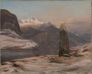 الشتاء في Sognefjord بواسطة يوهان كريستيان دال