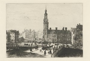 منظر لـ Muntplein في أمستردام