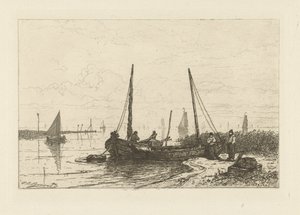 منظر ل Zuiderzee بالقرب من Spakenburg