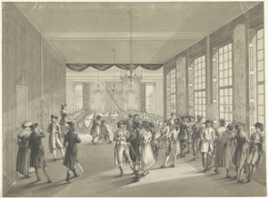 الجمعية المركزية العامة في لاهاي ، 1795 عقدت الجمعية المركزية في سانت جوريس دولين في لاهاي في عام 1796 (العنوان على الجسم) بواسطة يوهان دانيال دي جيسيلار