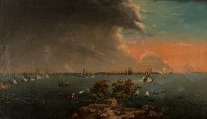 معركة Svensksund الروسية الثانية في 10 يوليو 1790.