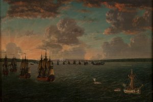 معركة فيبورغ باي في 3 يوليو 1790 ، 1791.