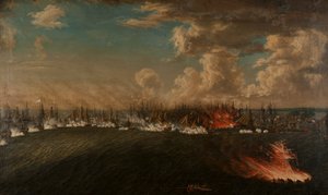 معركة فيبورغ باي في 3 يوليو 1790 ، 1791.