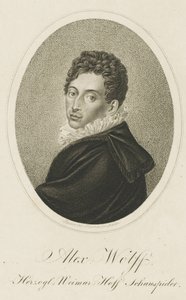 صورة لبيوس ألكسندر وولف 1782-1828 ، حوالي 1820. بواسطة يوهان أدولف روسمايسلر