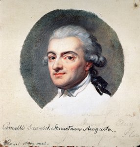 صورة لستانيسلاف الثاني أوغسطس بوناتوفسكي من بولندا (1732-1798) ، آخر ملوك جمهورية الأمتين ودوق ليتوانيا الأكبر (صورة ستانيسلاف الثاني أغسطس بوناتوفسكي ، الملك والدوق الأكبر للكومنولث البولندي الليتواني). عمل
