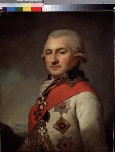 صورة للأدميرال خوسيه دي ريباس (1749-1800) ، مؤسس أوديسا. (صورة للأدميرال خوسيه دي ريباس ، مؤسس أوديسا). لوحة ليوهان بابتيست فون لامبي الأربية (1751-1830) ، زيت على قماش. الفن النمساوي في القرن الثامن عشر ، الكلاسيكية. دولة الفن موسى