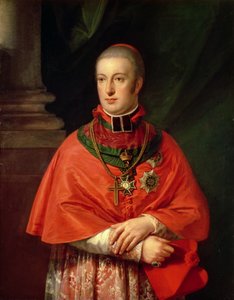 رودولف هابسبورغ ، رئيس النمسا النمساوي (1788-1831) ، الابن الأصغر ليوبولد الثاني (1747-1793) ، في أردية الكاردينال