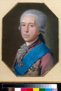 صورة للكونت ميخائيل ميخائيلوفيتش غوليتسين (1731-1806) - رسم يوهان باردو (1745-1788)