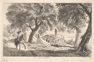 على القناة في فيينا ، 1819. بواسطة يوهان كريستيان ارهارد