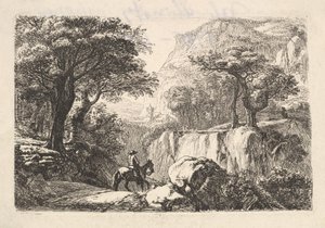 The Horseback Rider in the Gorge ، القرن التاسع عشر.