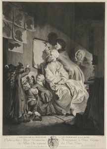أصل الرسم أو صور عصرية ؛ حانة. 1767