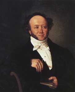 صورة لألبرت بيتزيوس (1797-1854). بواسطة يوهان فريدريش ديتلر