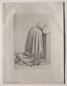راهب صلاة 1826.