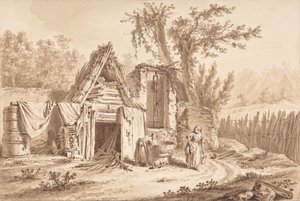 الغسالات أمام الكوخ ، 1769.