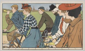 ملصق من "Hamers Bicycles" حوالي عام 1912 (litho)