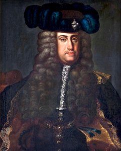 إمبراطور الرومان تشارلز (تشارلز الثالث ملك هابسبورغ) - صورة تشارلز السادس (1685-1740) ، الإمبراطور الروماني المقدس ، بواسطة أورباخ ، يوهان جوتفريد (1697-1753). زيت على قماش