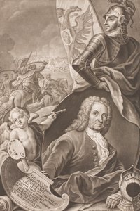 صورة جورج فيليب روجينداس 1666-1742 ، ج. 1745.