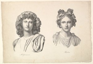 ميلبومين وثاليا ، 1823-26.