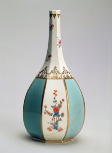 قارورة على شكل زجاجة ساكي اليابانية ، لمصنع ميسن ، ج .1725 (بورسلين) بواسطة Johann Gregor Herold